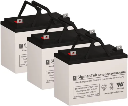 Vista 11 de SigmasTek SP12-35NB, 12V 35AH U1 SLA Batería NB Terminal (1 paquete)