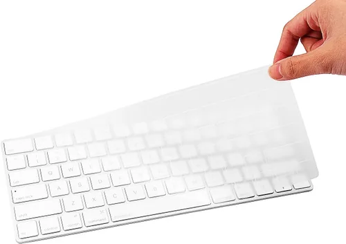 Vista 6 de Funda protectora de teclado de TPU ultra fina para teclado mágico A2520 (teclado mágico 2021 con teclado numérico Touch ID)