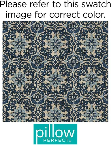 Vista 4 de Cojín Pillow Perfect para exteriores y interiores, color azul prisma