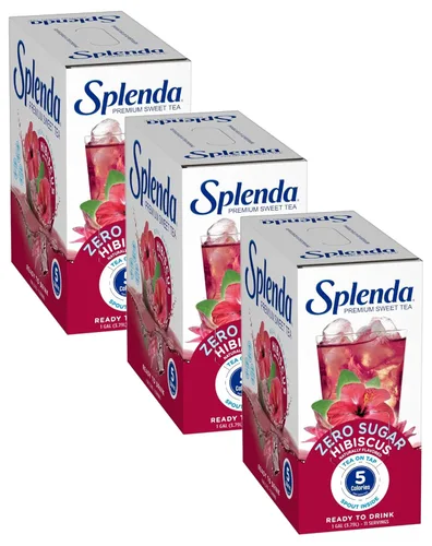 Vista 7 de SPLENDA Té dulce de primera calidad, endulzado con Splenda (128 onzas líquidas/1 galón), bolsa en caja líquida, lista para beber (té dulce)