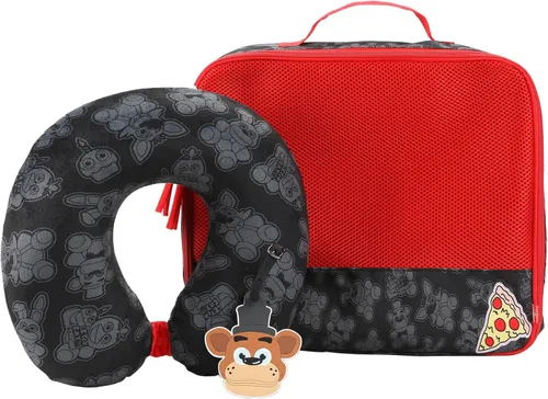 Vista 12 de Disney Princess - Conjunto de viaje de tres piezas con almohada de cuello, máscara para los ojos y etiqueta de equipaje