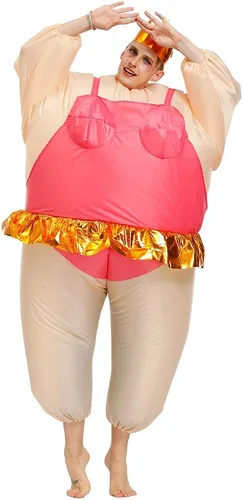 BIGPETS Disfraz inflable de ballet para adultos, divertido traje inflable para Halloween, divertido disfraz
