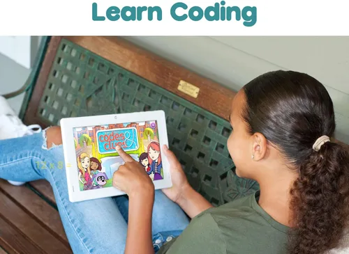 Vista 7 de Tanoshi Scholar - Computadora infantil para niños de 6 a 12 años, pantalla táctil HD de 10.1 pulgadas (morado)