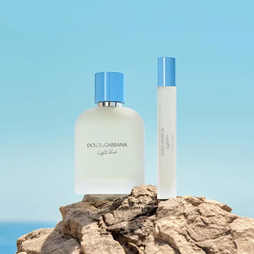 Vista 6 de Dolce & Gabbana Light Blue Pour Homme, Eau De Toilette Spray de viaje, para hombres