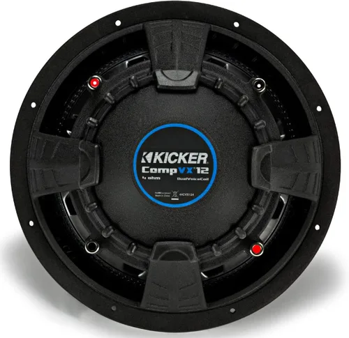 Vista 6 de Kicker CVX124 COMPVX 12" Subwoofer Dual Voice Coil 4-Ohm 750W (renovado)