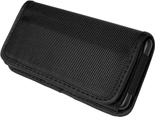 Vista 8 de Funda de nailon para teléfono celular para Google Pixel 5, Alcatel Insight, Tetra, Verso, Samsung Galaxy S10e, J3, LG Aristo 3/2 - Funda horizontal