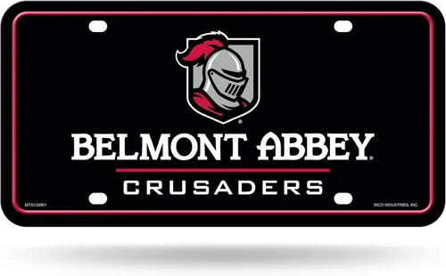 Vista 41 de NCAA etiqueta de metal para auto, negro