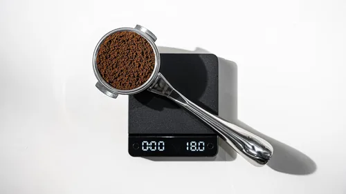 Vista 6 de CafeSing COD - Portafiltro espresso de 2.283 in, acero inoxidable, 180° horizontalmente plano, sin fondo, 2 orejas