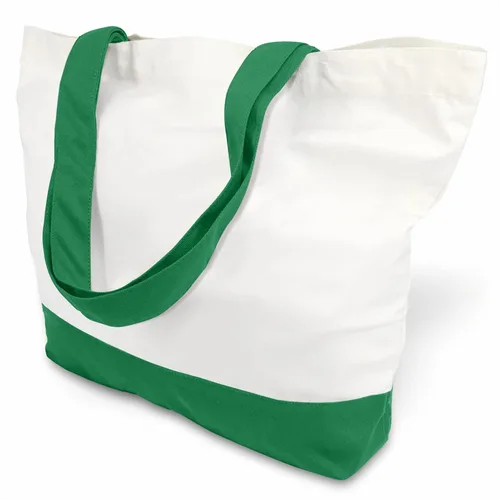 Vista 21 de TOPDesign - Paquete de 1 bolsa de lona de algodón, superfuerte, 12 onzas, bolsa para compras reutilizable, de tela, diseño moderno, en dos tonos