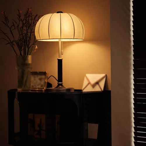 Vista 8 de BGGJJ Lamp for Desk Modern Retro Table Lamp, Study, Master Bedroom, Bedside Decorative Lamp, Living Room, High-end Table Lamp Desk Lamps for Home