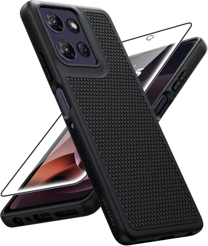 Vista 85 de FNTCASE Funda para Motorola Moto G-Stylus-5G-2023: funda protectora de doble capa a prueba de golpes Parte trasera texturizada antideslizante