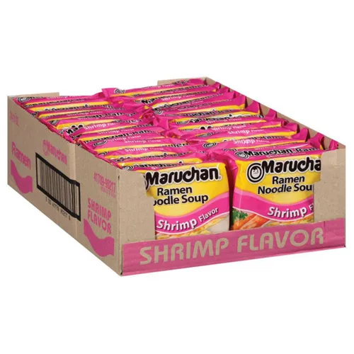 Vista 25 de Maruchan Ramen Fideos instantáneos sabor a carne de res, comidas listas para comer, 3 oz, 24