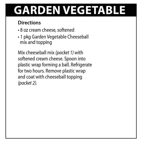 Vista 5 de Rada Mezcla de bolas de queso para verduras de jardín, fabricada en Estados Unidos