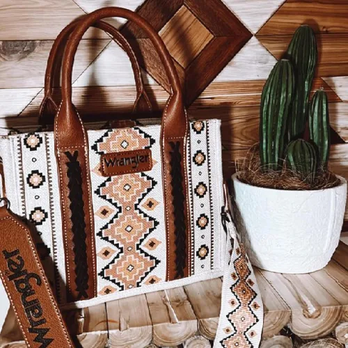 Vista 2 de Wrangler Bolso de mano azteca para mujer, bolsos de hombro occidental y bolsos de mano, regalos de Navidad