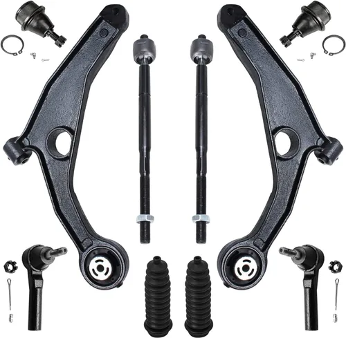 Vista 196 de Detroit Axle - Kit de suspensión frontal de 10 piezas para Ford Focus C-Max 13-18, 2 brazos de control inferiores, 4 barras de acoplamiento
