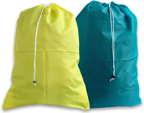 Vista 14 de Bolsas de lavandería extra grandes, color negro y plateado (gris), (paquete de 2)