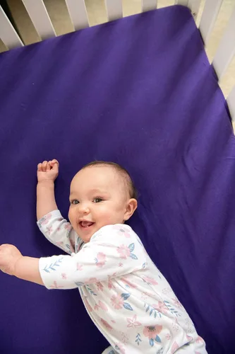 Vista 71 de SheetWorld - Sábana bajera ajustable para moisés Breeze Plus de 4moms, 22 x 28.5 pulgadas, camiseta 100% algodón, hipoalergénica, suave como