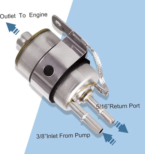 Vista 2 de Kit de adaptador de conexión de línea de inyección de combustible Htostar Racing EFI FI con filtro/regulador 58 PSI compatible con C5 Corvette