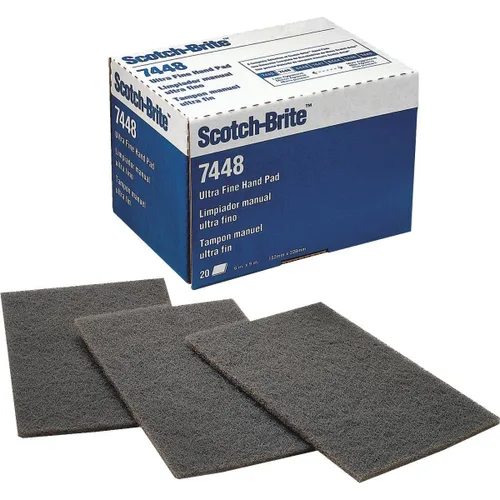 3M Scotch-Brite almohadillas de mano ultrafinas 7448 - 20 unidades