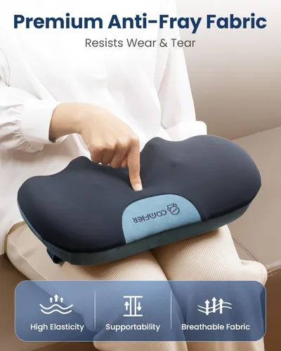 Vista 8 de COMFIER Almohada Masajeadora Shiatsu para Cuello y Espalda con Calor, Almohada Masajeadora para Cuello con Amasado 3D de Tejido Profundo