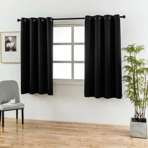 Vista 14 de Mangata Casa - Cortinas opacas para dormitorio, 2 paneles, cortinas térmicas para ventana, para sala de estar, cortinas que oscurecen.