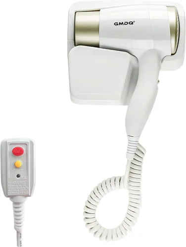 Secador de pelo montado en la pared para baño, secador profesional de 110 V con motor de secado rápido, secador de pelo resistente para montaje en