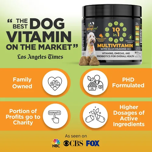 Vista 8 de Googipet - Multivitamínico masticable para perros, vitaminas y suplementos