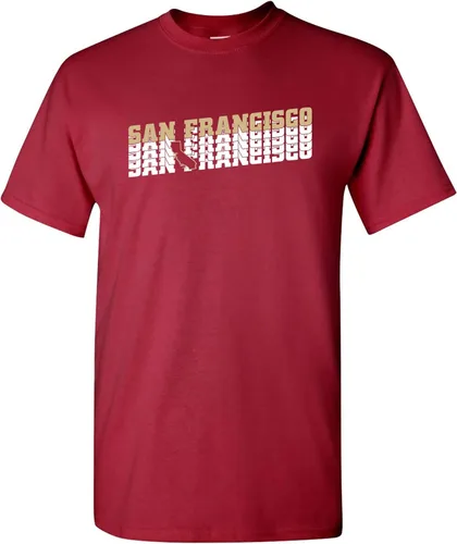 Vista 30 de UGP Campus Apparel Retro Repeat - Camiseta deportiva del orgullo de la ciudad