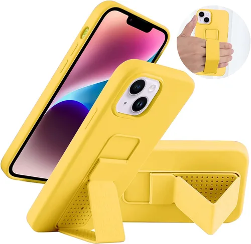 Vista 95 de Funda de silicona con soporte de LAUDTEC compatible con iPhone 7/8/SE, soporte de metal con soporte de pie vertical y horizontal, cubierta flexible