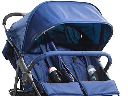 Vista 9 de Carriola de bebé doble Joovy Scooter X2 JOOVY Scooter X2 Cochecito doble arándano Azul Arándano