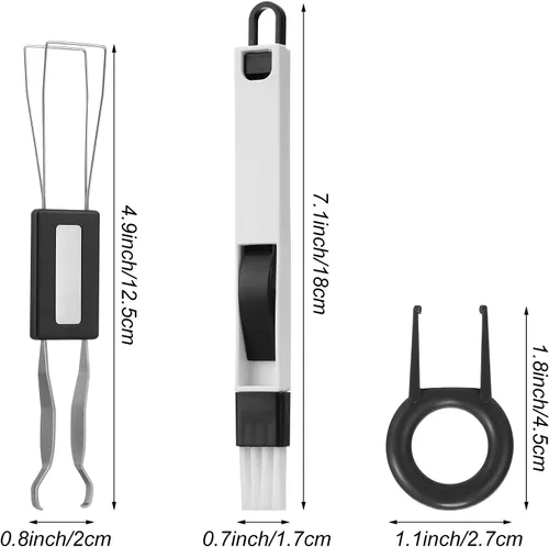 Vista 3 de Kit de extractor de interruptor de lubricante de teclado, herramientas de eliminación de tapas de teclas, abridor de interruptor mecánico