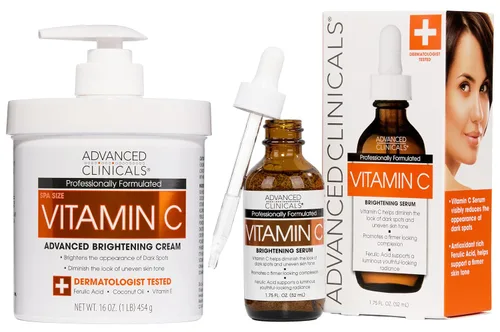 Vista 17 de Advanced Clinicals - Crema corporal con retinol + loción corporal termoreafirmante con aceite de grano de café verde, juego de cuidado de la piel