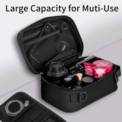 Vista 5 de IDEATECH Caja de almacenamiento a prueba de olores, contenedores a prueba de olores con cerradura combinada, bolsa de almacenamiento de viaje sin