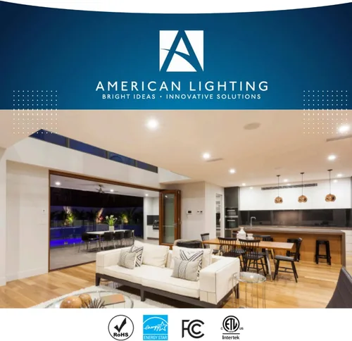 Vista 4 de American Lighting QD6-30-WH - Lámpara de techo de montaje empotrado de disco rápido de 6 pulgadas - 3000K individual