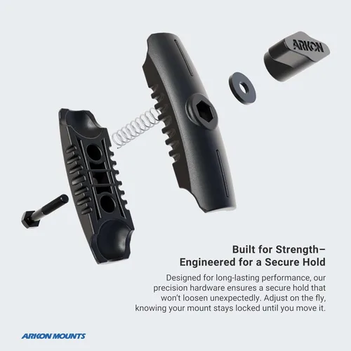 Vista 5 de ARKON Soportes de bloqueo de aluminio para tableta con cerradura de llave para E-Log para modelos Galaxy Tab A iPad