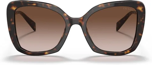 Vista 4 de Prada PR 03YS 2AU6S1 Tortoise - Gafas de sol de mariposa de plástico, lente marrón degradado, Carey