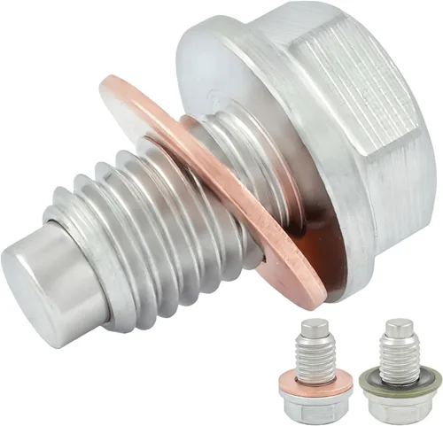 Vista 7 de 1PC M16x1.5 Tornillo de drenaje de aceite magnético de acero inoxidable para Subaru Ascent BRZ WRX Forester Impreza Legacy Outback Crosstrek Mini