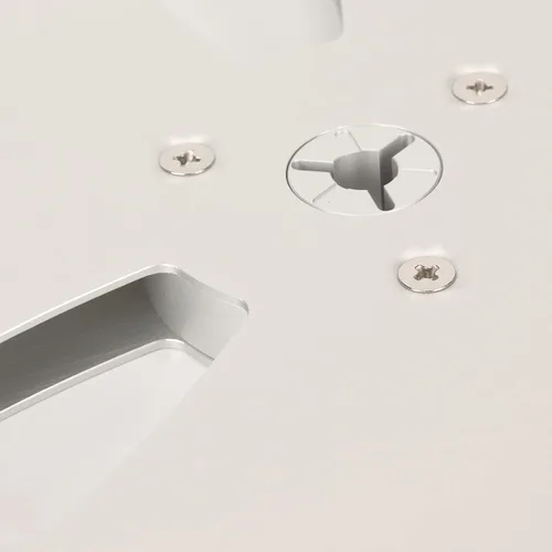 Vista 5 de Carrete vacío universal de plata de 7 pulgadas de aleación de aluminio de 3 agujeros