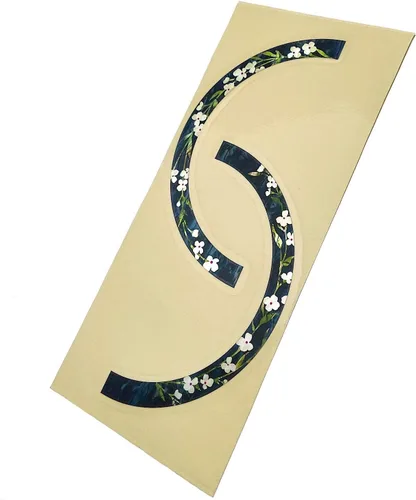 Vista 4 de Incrustaciones calcomanía Guitarra Acústica purflinng agujero de sonido en Abalone tema – Roseta (flores)