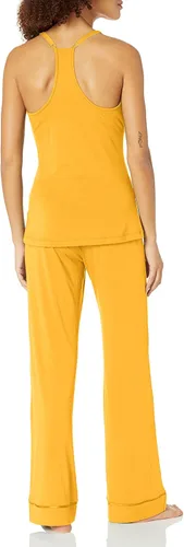 Vista 4 de Cosabella Conjunto de pijama Bella Racerback Camisola, bata y pantalón para mujer