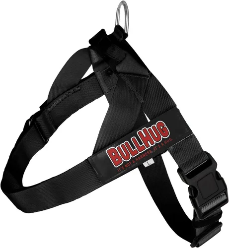 Vista 34 de BULLHUG Arnés ajustable para perro, sin tirones, sin estrangulamiento, para bulldogs ingleses, bulldogs franceses, pugs y razas de pecho ancho