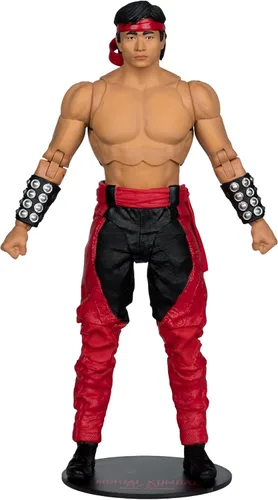 Vista 3 de McFarlane Toys - Figura de acción de Mortal Kombat Klassic Liu Kang de 7 pulgadas