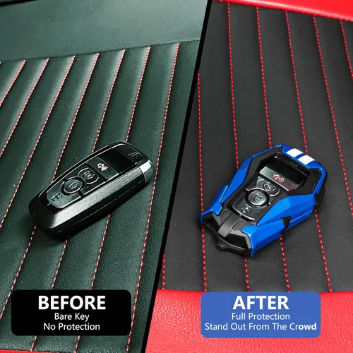 Vista 2 de Funda para llavero Ford compatible con Ford Bronco/Bronco Sport / F150 2021 2022 2023 2024