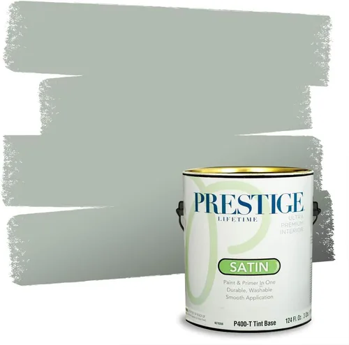 Vista 105 de PRESTIGE Paints - Pintura exterior e imprimación en uno, 1 galón, satinado, verde Bayou