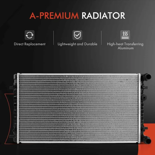 Vista 7 de A-Premium Conjunto de radiador de refrigerante del motor compatible con Volkswagen Beetle 1998-2011, Beetle Cabrio 2010-2011, Repalce# 1C0121253B