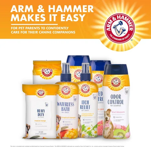 Vista 6 de Arm & Hammer Spray para aliviar la picazón para perros - Alivio de la picazón del perro con bicarbonato de sodio aroma a manzanilla y menta