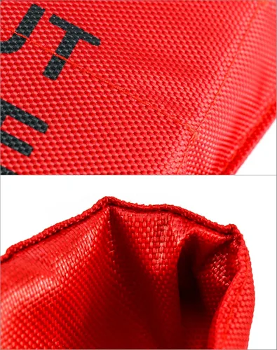 Vista 5 de QWORK Bolsa de bloqueo de enchufe eléctrico, bolsa de bloqueo de enchufe de seguridad para control de enchufe eléctrico de gran tamaño, 10 x 17