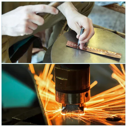 Vista 7 de Barra plana de latón, 1/4 "x 1" C360 Barra plana de latón C360, stock de molino de placa sólida