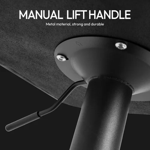 Vista 8 de Juego de 2 taburetes de bar, modernos taburetes de bar de piel sintética, altura ajustable de 22 a 29 pulgadas, taburete de bar con cojín grueso