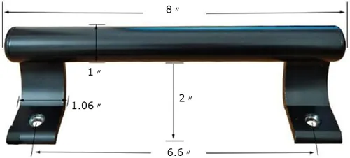 Vista 2 de Manija de puerta corredera de aleación de aluminio de 8 pulgadas para decoración moderna, simple o elegante, adecuada para varias puertas y armarios